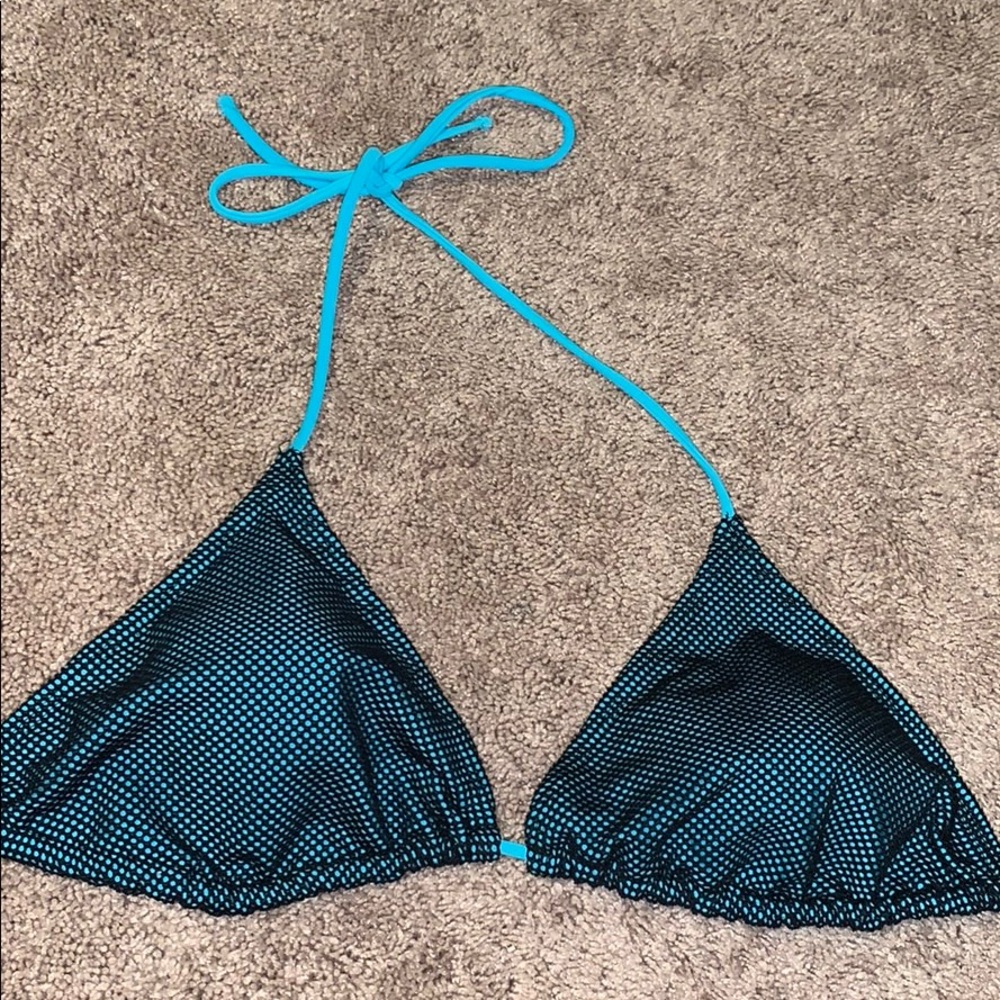 Blue mesh bikini top 💙😱